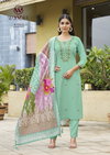 Apsara By Woodee Premium Rayon Kurti With Bottom Dupatta Wholesalers In Surat
